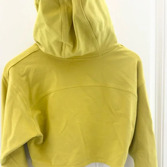 Lululemon All Yours Cropped Hoodie Soleil Size 6 - Picture 6 of 11